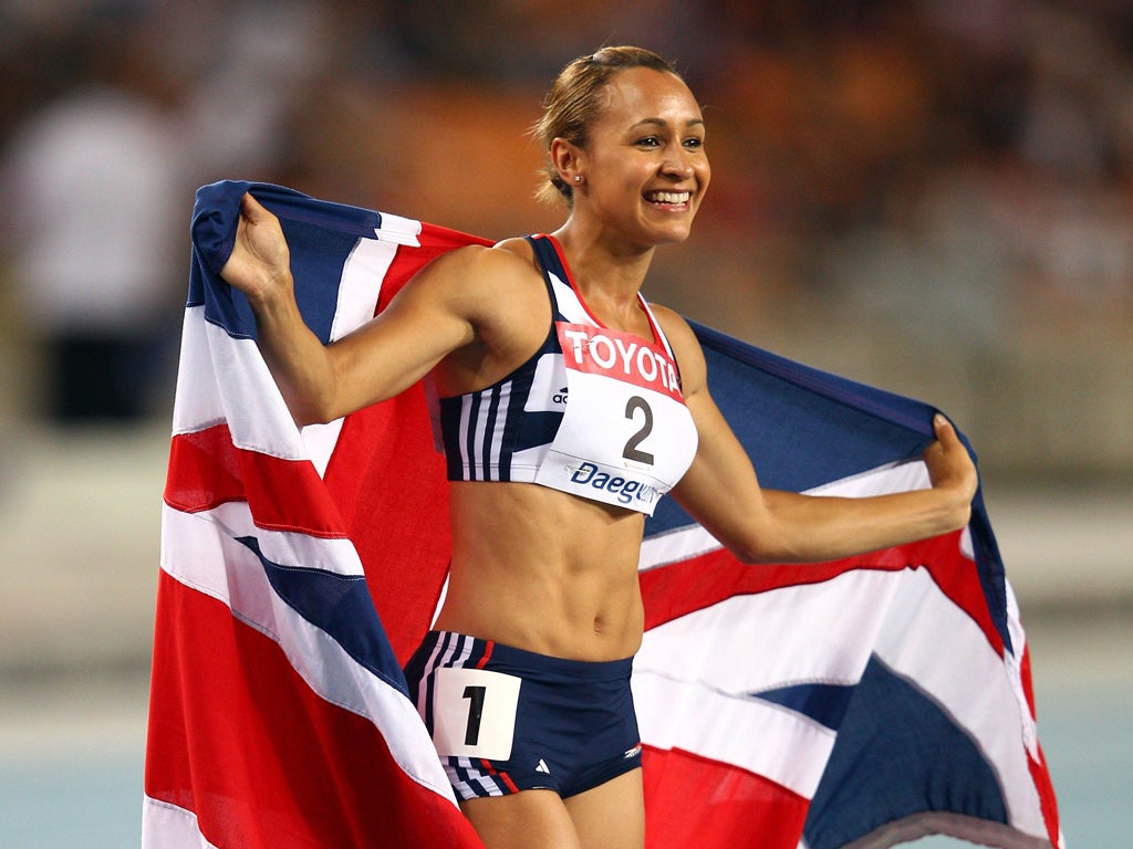 Ennis in South Korea last year after claiming silver in the women's heptathlon