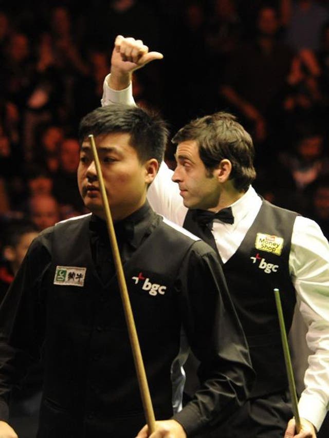 Ronnie O'Sullivan was in defiant mood after beating Ding Junhui