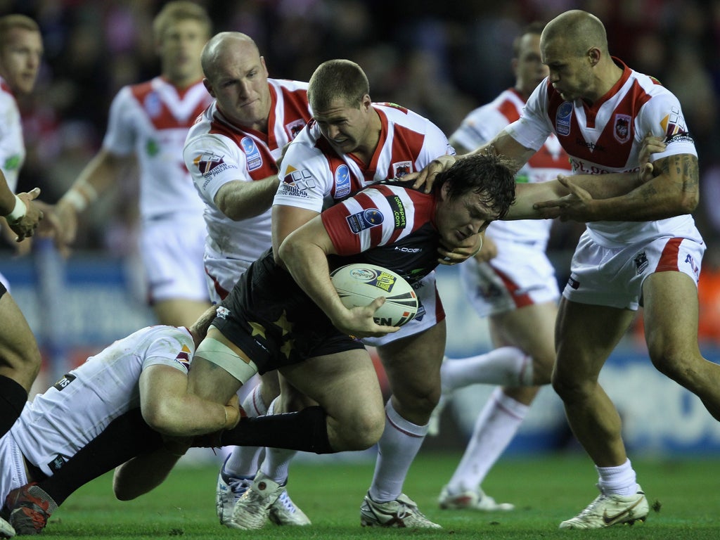 Martin Gleeson (centre) who was caught in a doping scandal and subsequently banned for 18 months