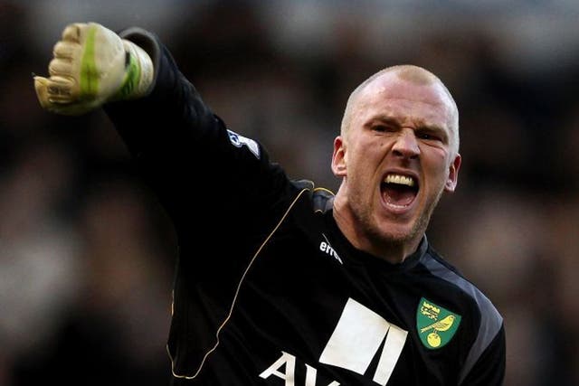 John Ruddy (pictured). The Norwich goalkeeper said: 'The manager won’t allow us to think about safety'