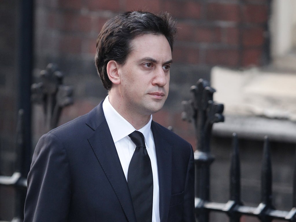 Ed Miliband hit back against union critics today