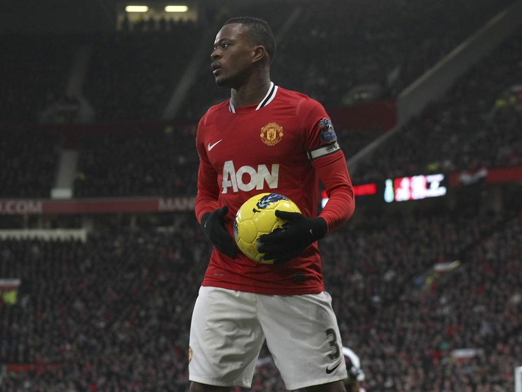 Patrice Evra has been handed the United armband