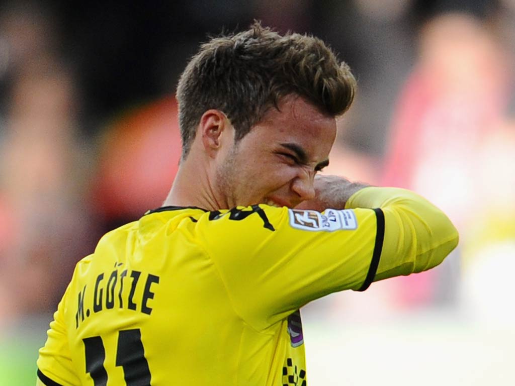 Mario Gotze Mario Gotze is currently the hottest prospect in German football, and as such has been linked with all of the biggest clubs in Europe. Currently playing for Borussia Dortmund, the defending Bundesliga champions insist that the 19-year-