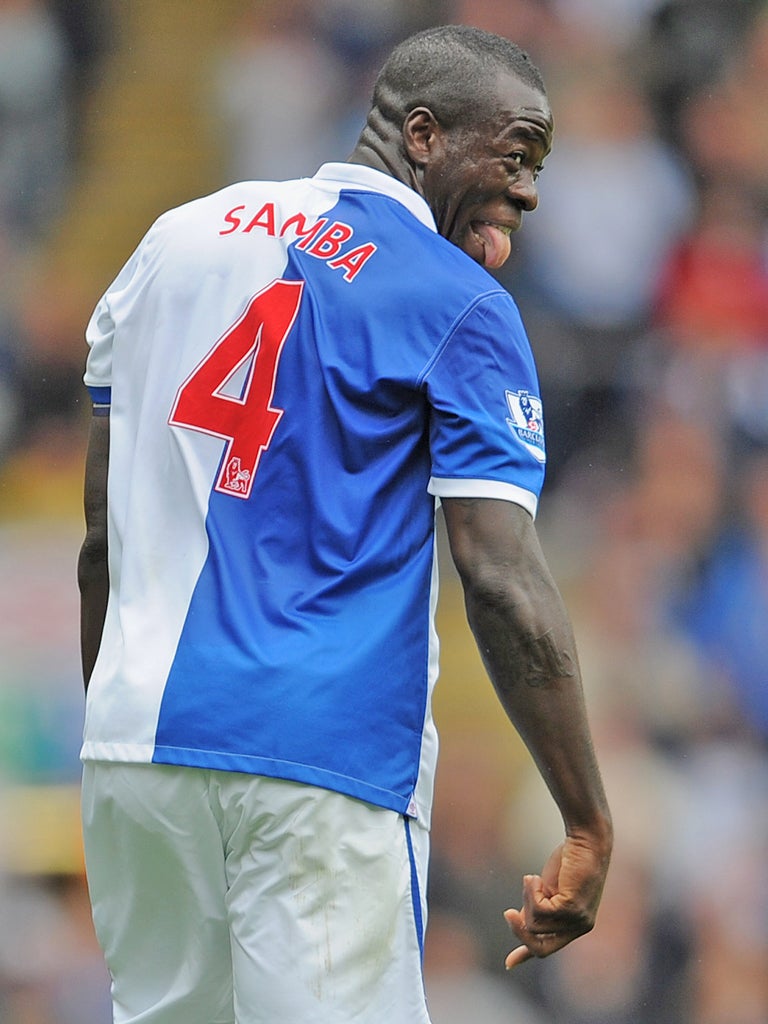 Christopher Samba could be on his way out of Ewood Park