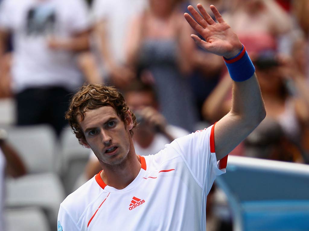 Murray started sluggishly but improved as the match went on