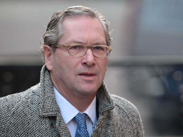 Sunday Times editor John Witherow arriving at the Leveson inquiry today