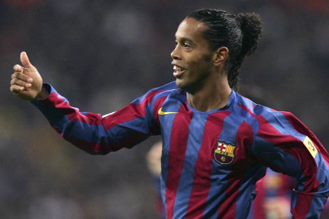 Ronaldinho was linked with United in 2003 but went on to join Barcelona