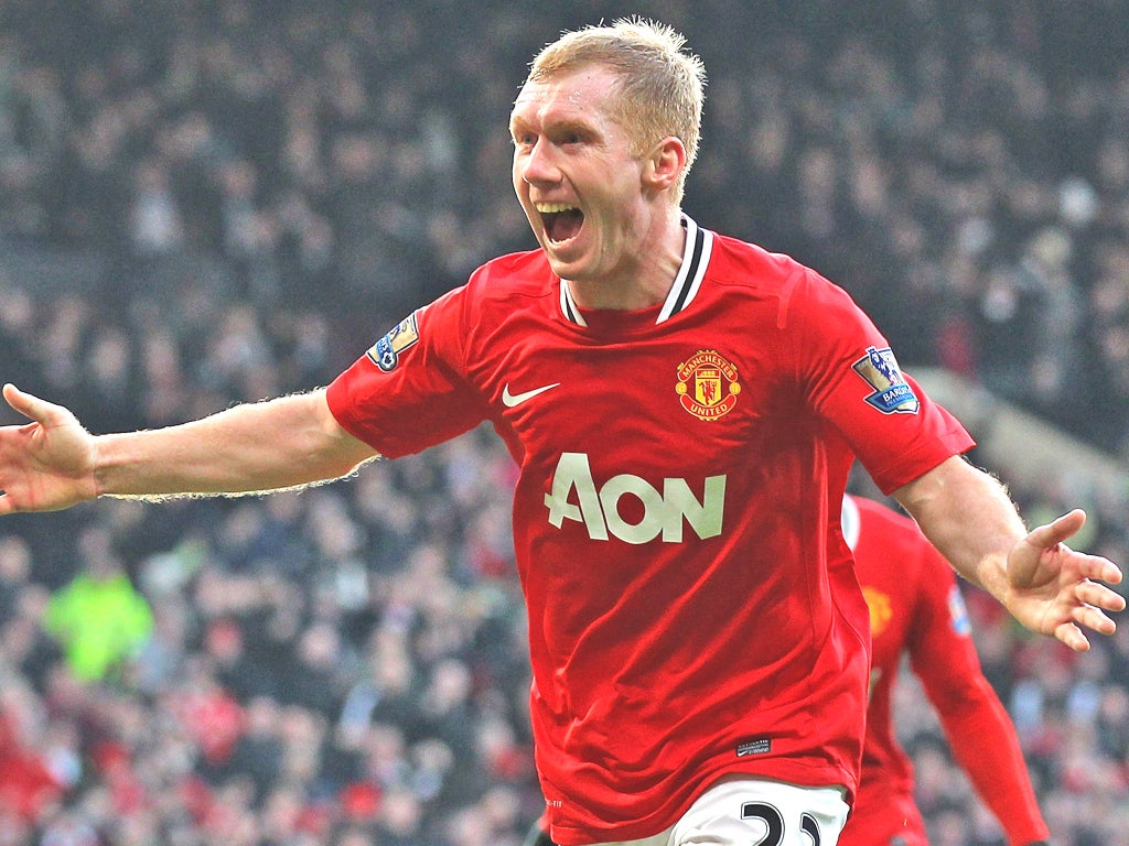 Scholes came out of retirement in January