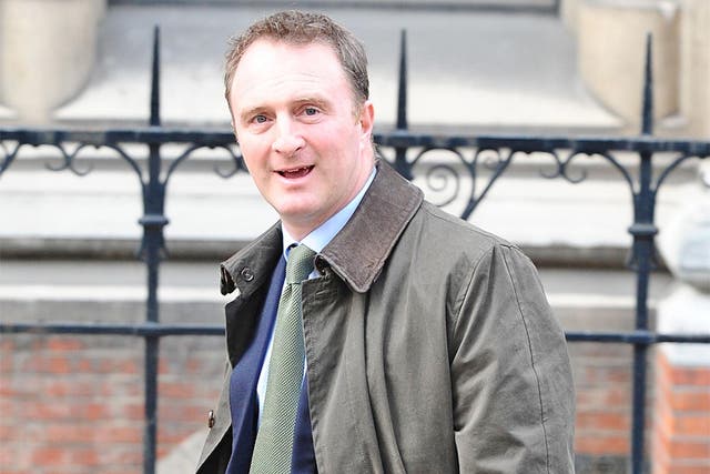James Harding, editor of 'The Times', leaves the Leveson inquiry yesterday