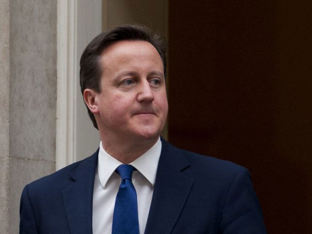 David Cameron today declared war on booze Britain during a visit to a hospital