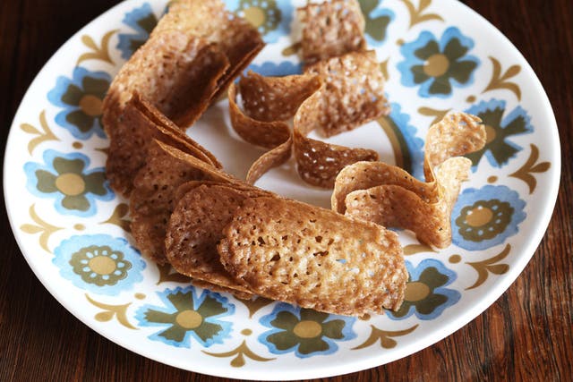 Brandy snaps are perfect with ice-cream