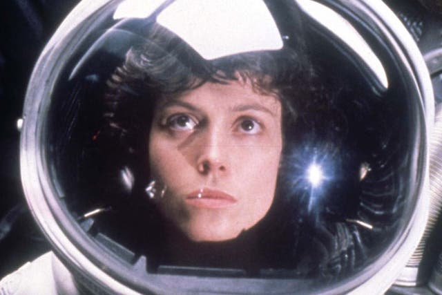 Sigourney
Weaver as
Lieutenant
Ripley in the
first of the
‘Alien’ films