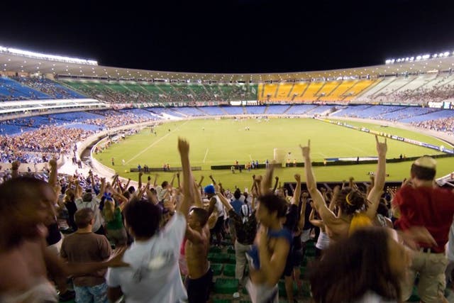 Alcoholic drinks were banned at all of Brazil’s stadiums in 2003