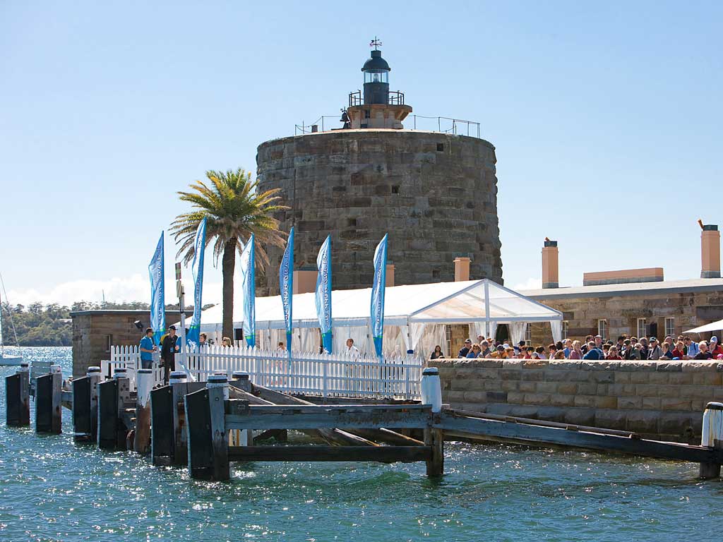 <p>he still shows Fort Denison, part of the Sydney Harbour National Park</p>