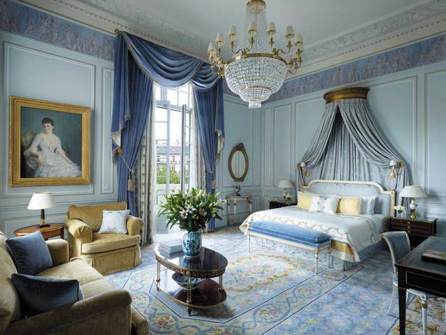 Fit for a king: A palatial suite at the Shangri-La Hotel in Paris