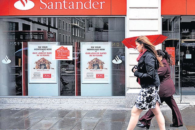 Santander has been fined £1.5 million