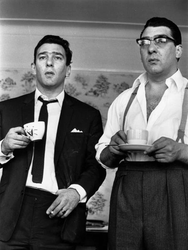 Market leaders: Gangster brothers Reggie and Ronnie Kray in 1966