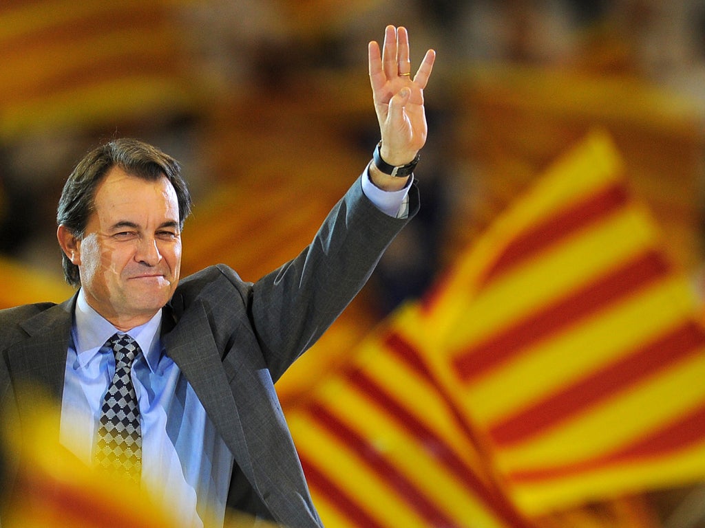 The Catalan premier, Artur Mas, has drawn on the situation in Scotland in his talks with Madrid