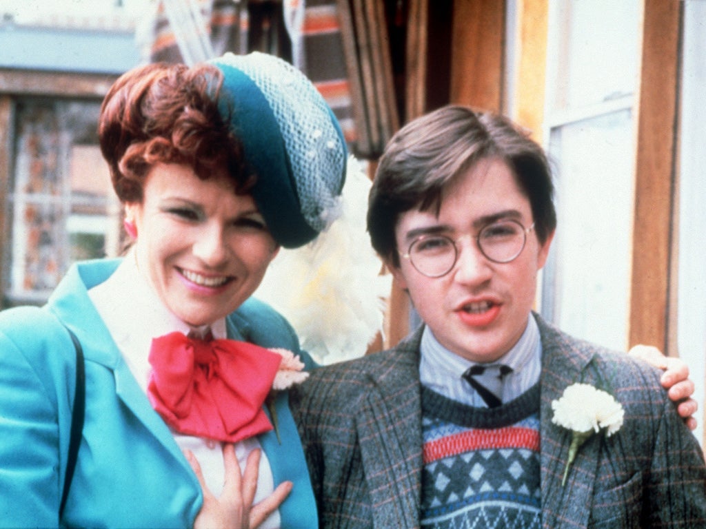 Growing pains: Julie Walters and Gian Sammarco starred in the TV adaptation of 'The Secret Diary of Adrian Mole aged 13¾' from 1985