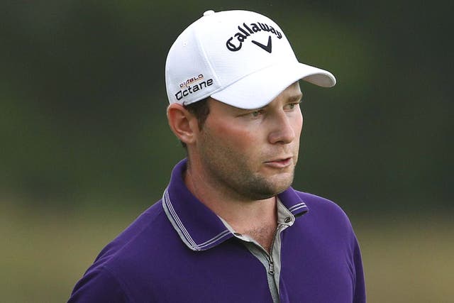 BRANDEN GRACE: The South African won the
play-off for his second victory in succession