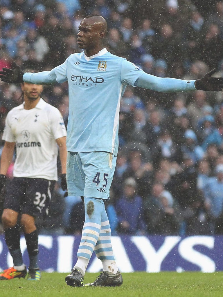 Mario Balotelli was once again the hero and villain for Manchester City