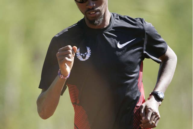 Mo Farah at the High Altitude Training Centre in Iten, Kenya