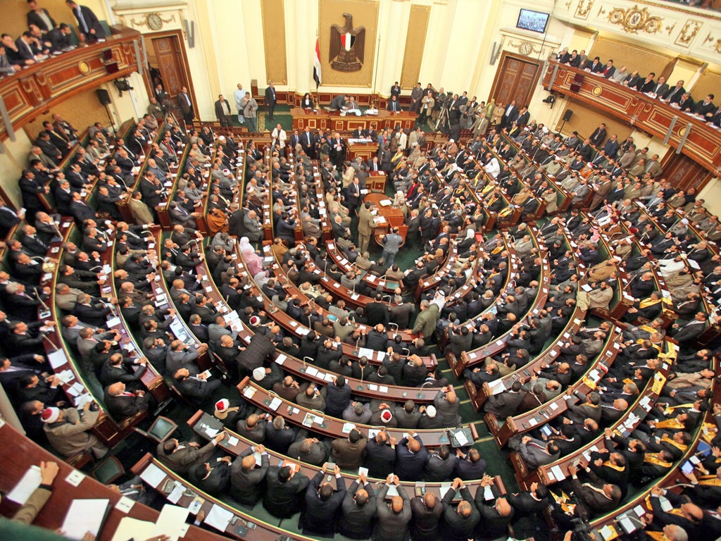 Egypt's newly-elected parliament holding its inaugural session