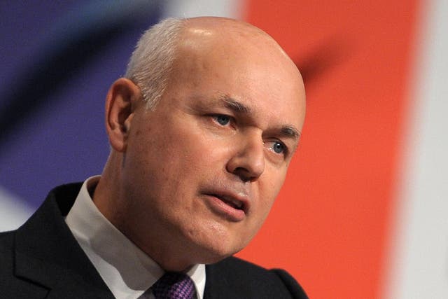 Iain Duncan Smith's remarks came as ministers braced themselves for a bruising clash with the House of Lords over the planned reforms