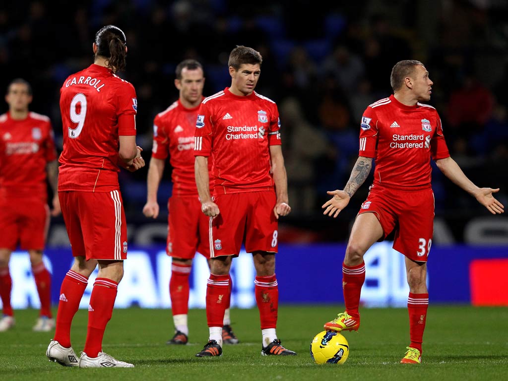 Liverpool slumped to defeat against Bolton