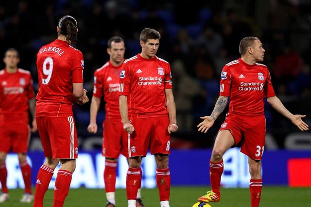 Liverpool slumped to defeat against Bolton
