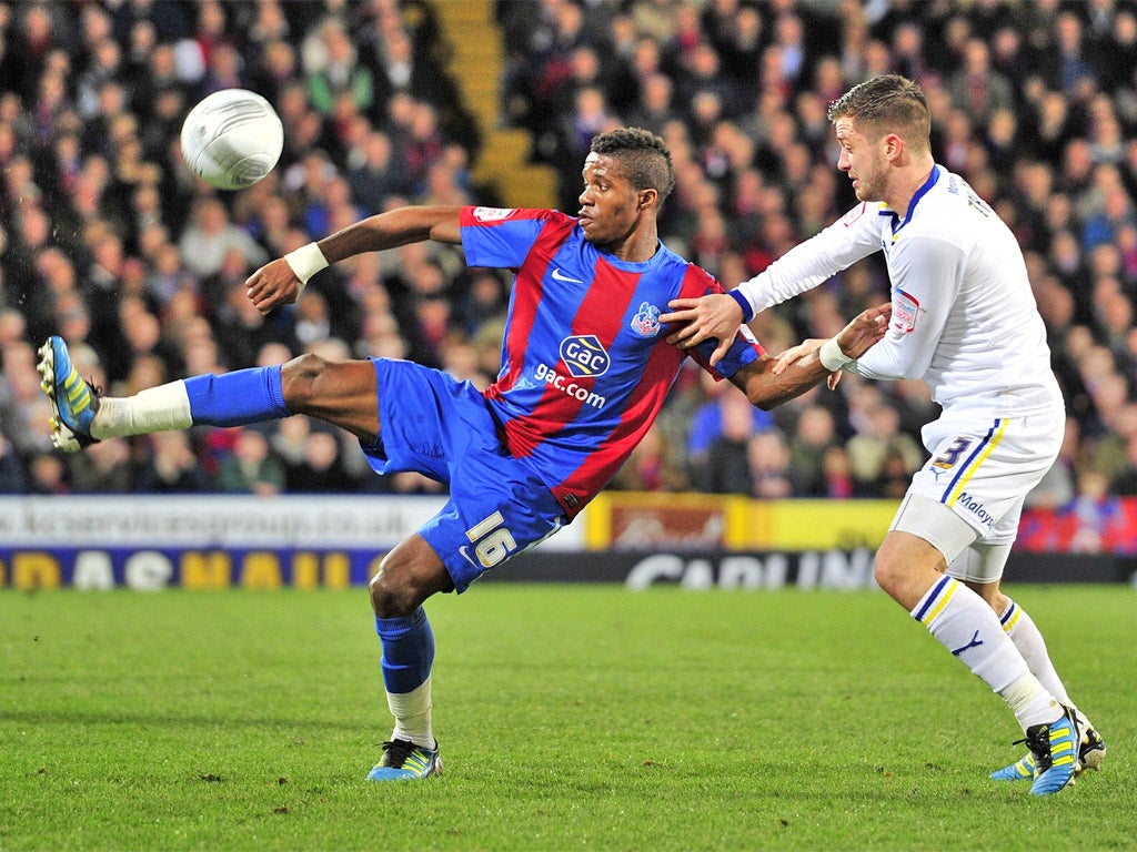 Wilfried Zaha (left) has been a key man for Palace in their Cup run