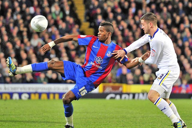 Wilfried Zaha (left) has been a key man for Palace in their Cup run