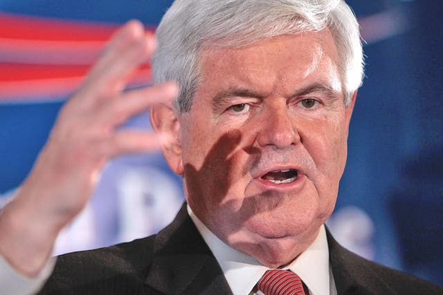 Gingrich's chequered past presents a huge political target