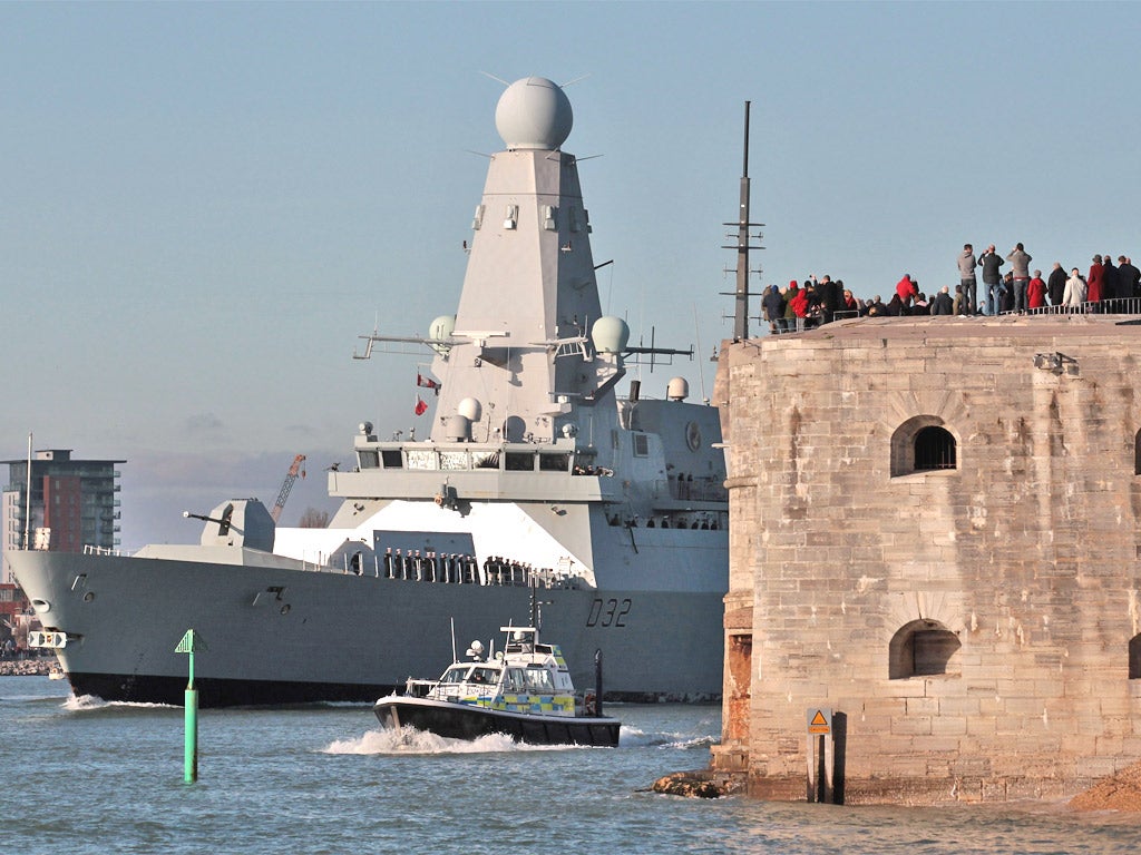HMS Daring, which left Portsmouth for Suez this month, could be diverted to the Gulf