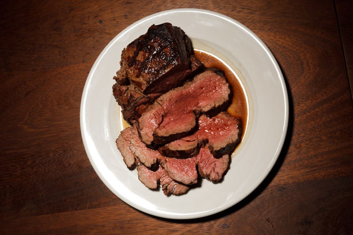 undercooked steak