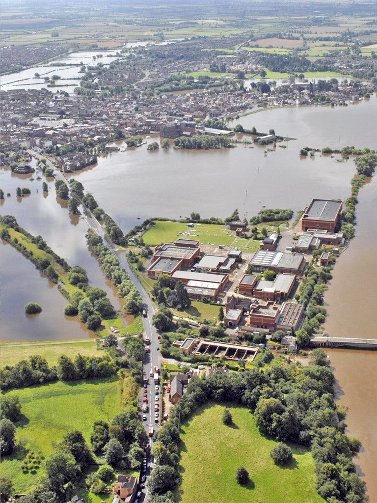 Tewkesbury was among the worst-affected areas in the 2007 floods