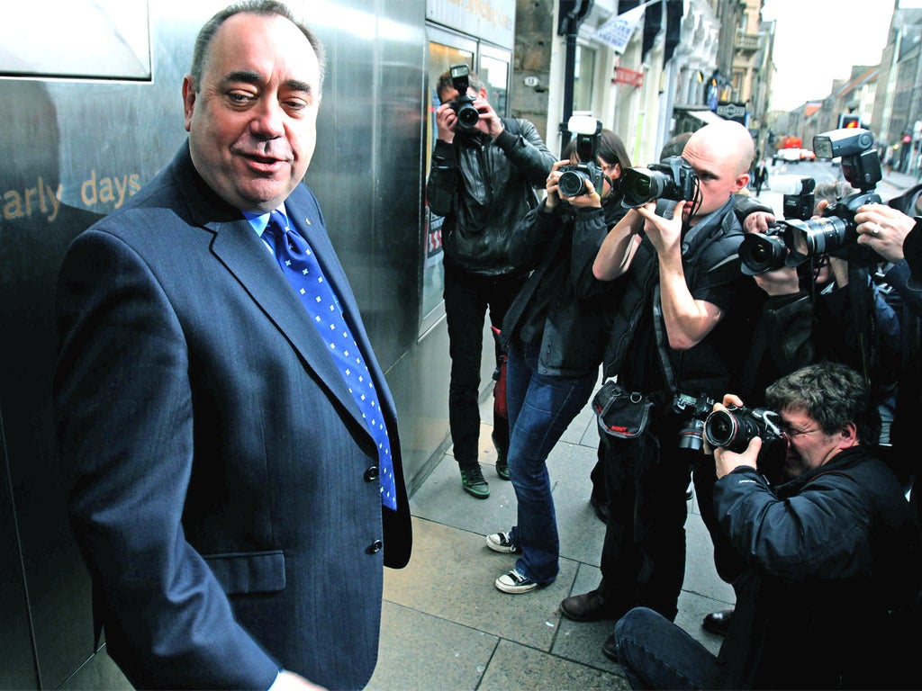 Scotland's First Minister Alex Salmond launched his bid for an independent Scotland yesterday