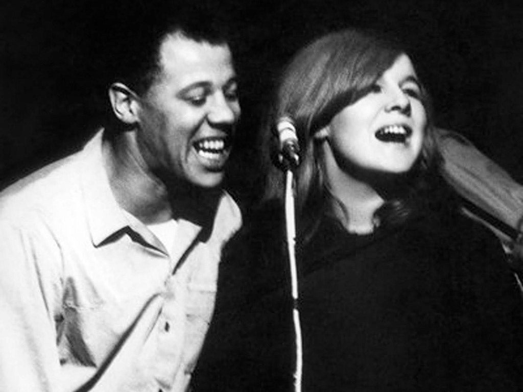 Mixed doubles: Silvo and Sandy Denny, both Wimbledon-born, in 1967