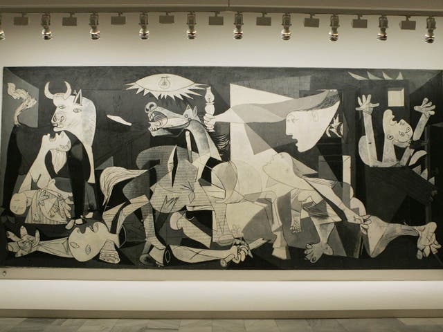 Guernica was commissioned by the Republican government, after the Basque city was bombed in the civil war 