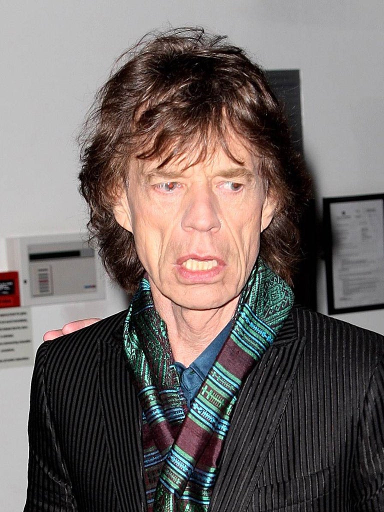 Sir Mick Jagger withdrew from a tea party in Davos after an article in The Sun convinced him that he was being used as a 'political football'