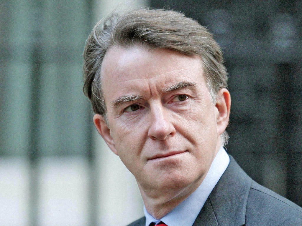 Lord Mandelson has publicly backed Ed Milibadnd