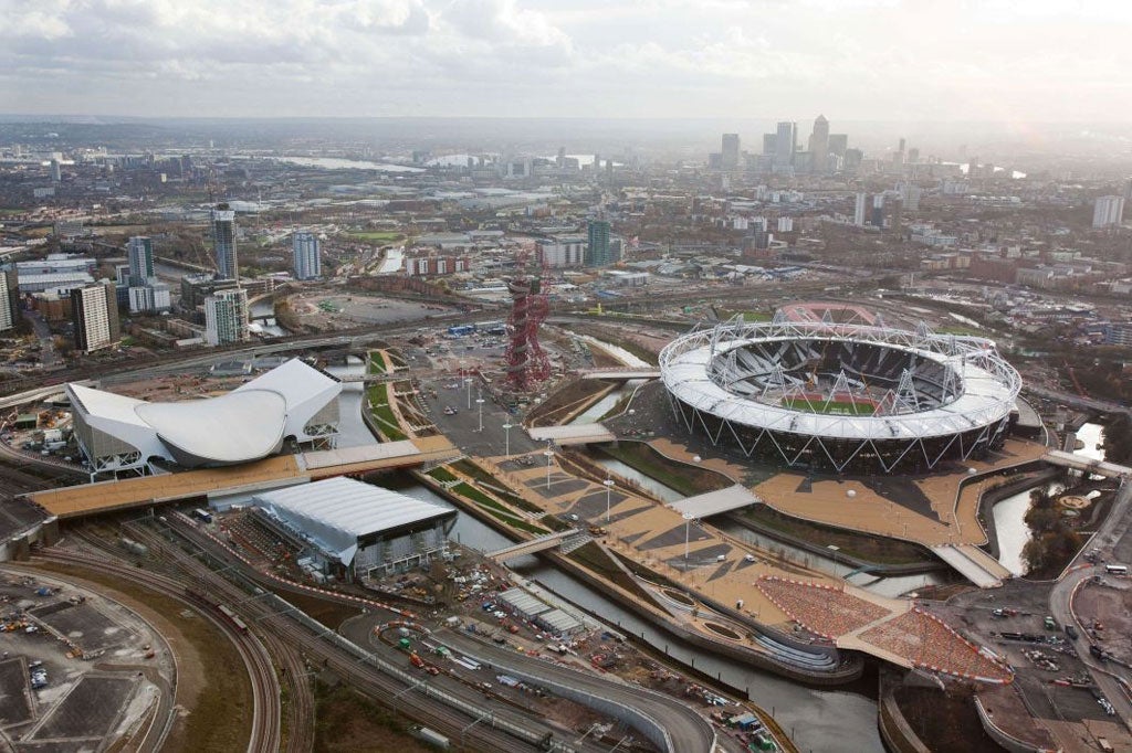 Record crowd: A day's worth of passengers at Heathrow could fill the Olympic stadium three times over