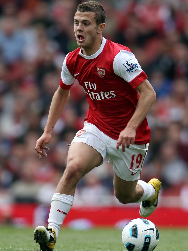 Jack Wilshere has not played at all this season and his ankle pain has returned