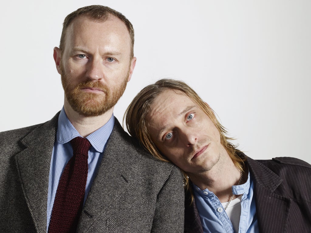 Mark Gatiss (left) and Mackenzie Crook, photographed at the Jerwood Space in London