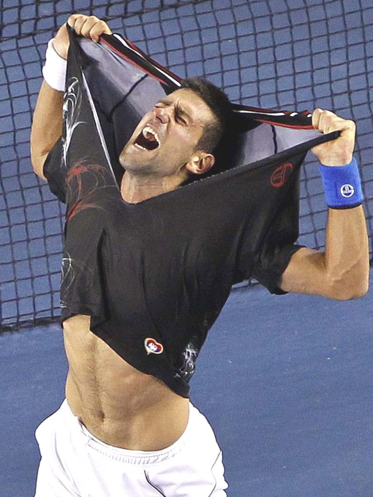 Novak's regime and pain is hard, but is worth it
