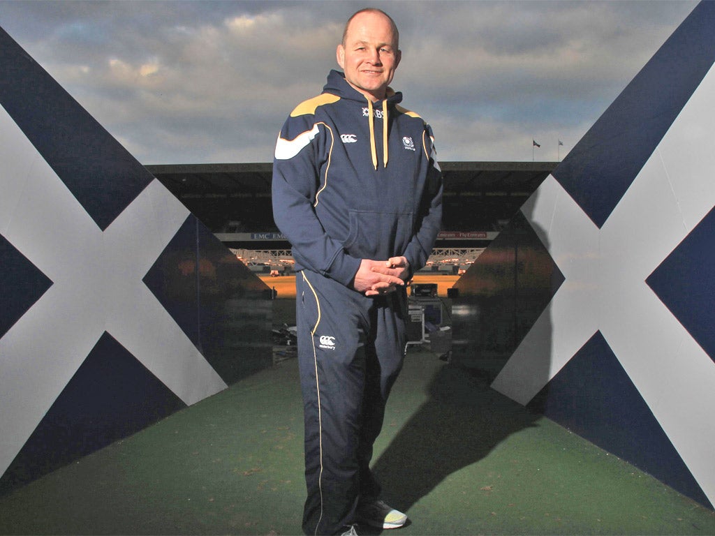 Scotland's coach, Andy Robinson, has made several changes to his side