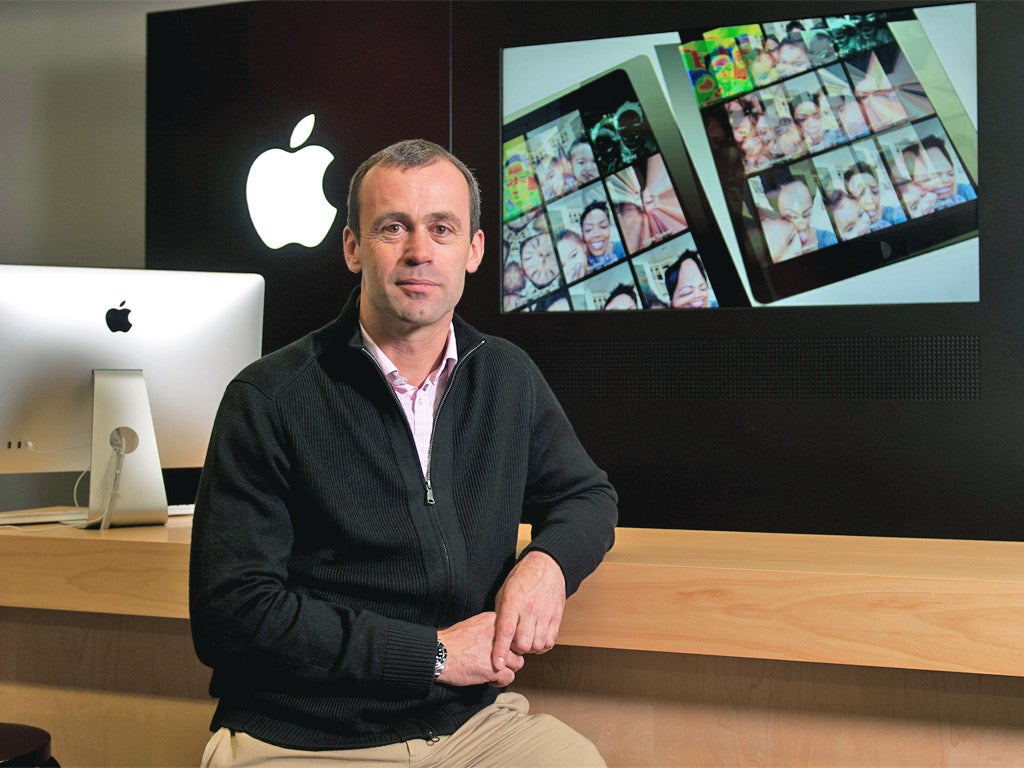 John Browett will take up his new position Stateside with Apple in April