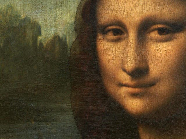 The original Mona Lisa, painted by Leonardo da Vinci