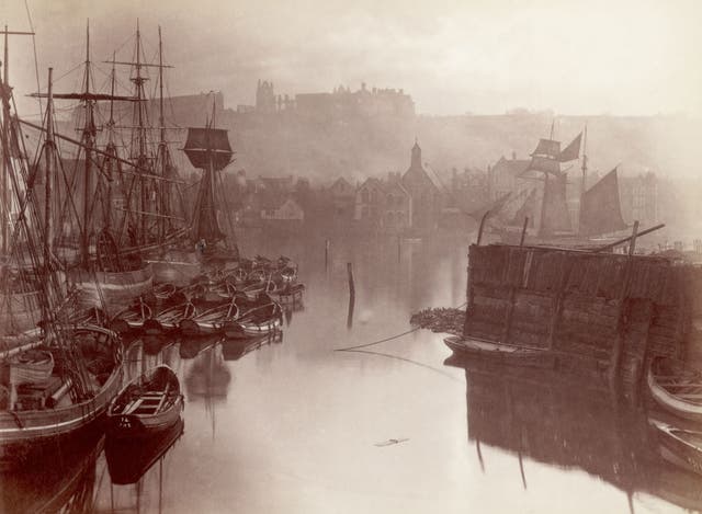Frank Meadow Sutcliffe's image of Whitby's upper harbour, c1880