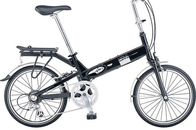 1. Giant Halfway City 2

<p>£549, wiggle.co.uk</p>

<p>This 20in model is between a standard city bike and a fold-up, with a light(ish) aluminium frame, Shimano revo shift seven-speed gears and a monofork for folding.</p>
